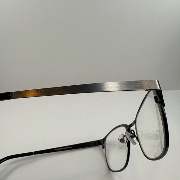 FRAMES ONLY - Eyebuydirect Upper East 55•18•140 Grey/Silver Eyeglasses unisex - Picture 6 of 12